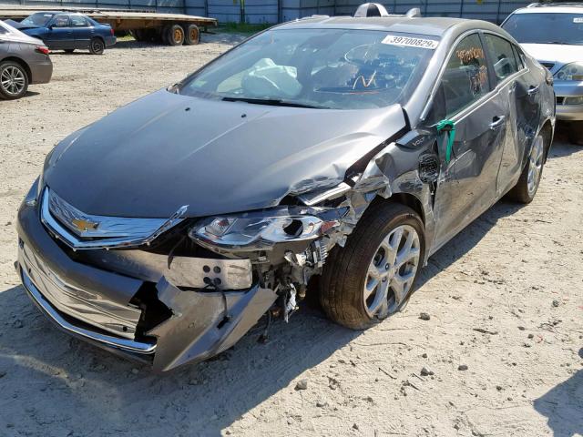 1G1RD6S58HU107897 - 2017 CHEVROLET VOLT PREMI GRAY photo 2