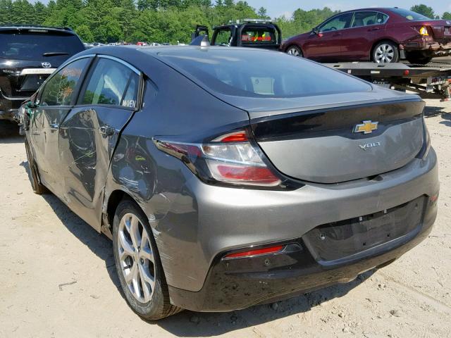 1G1RD6S58HU107897 - 2017 CHEVROLET VOLT PREMI GRAY photo 3