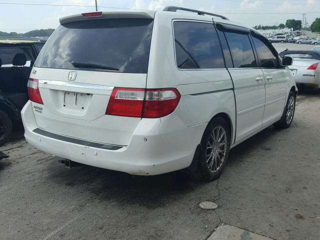 5FNRL38816B019631 - 2006 HONDA ODYSSEY TO WHITE photo 4