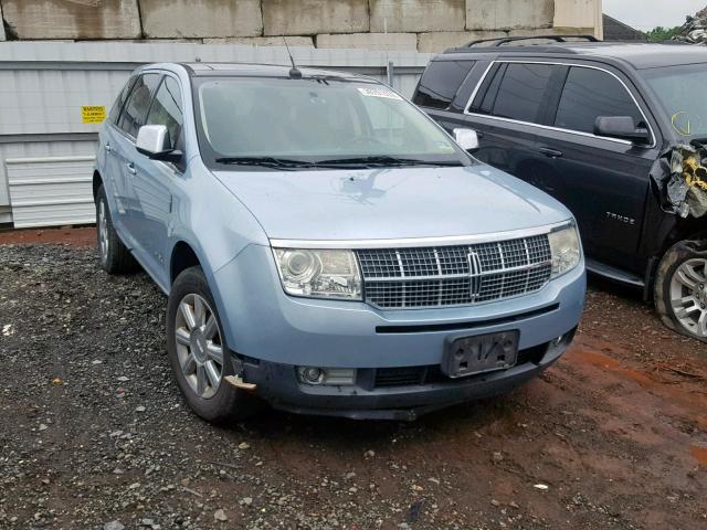 2LMDU88C28BJ00131 - 2008 LINCOLN MKX BLUE photo 1