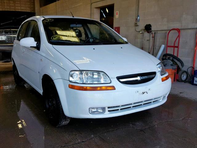 KL1TD66687B756102 - 2007 CHEVROLET AVEO BASE თეთრი ფოტო 1