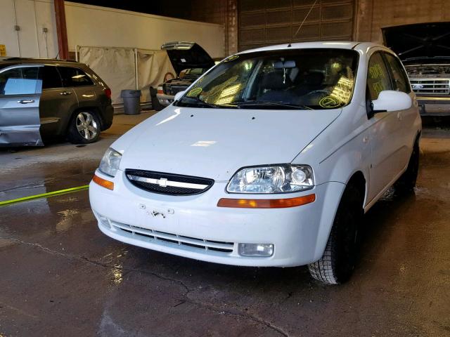 KL1TD66687B756102 - 2007 CHEVROLET AVEO BASE თეთრი ფოტო 2