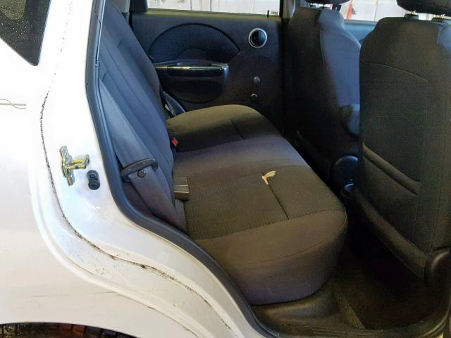 KL1TD66687B756102 - 2007 CHEVROLET AVEO BASE თეთრი ფოტო 6