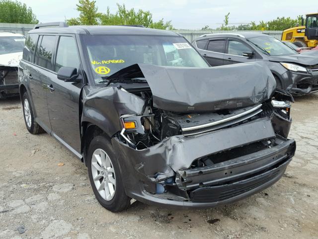 2FMGK5B87HBA09860 - 2017 FORD FLEX SE GRAY photo 1