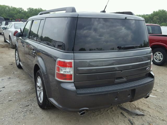 2FMGK5B87HBA09860 - 2017 FORD FLEX SE GRAY photo 3