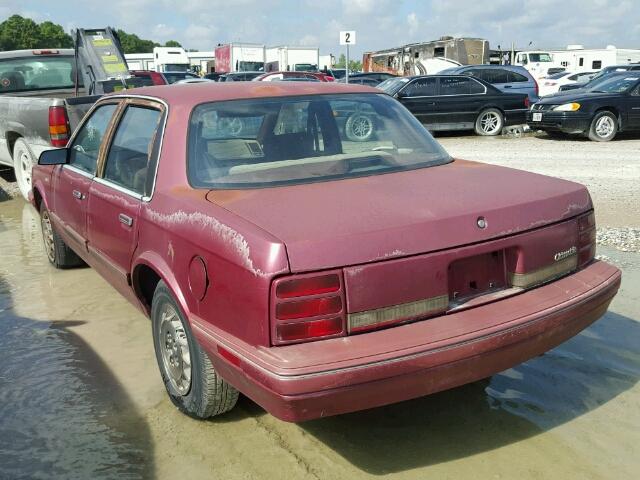 1G3AJ55M1T6375519 - 1996 OLDSMOBILE CIERA SL RED photo 3