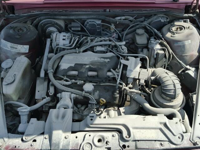 1G3AJ55M1T6375519 - 1996 OLDSMOBILE CIERA SL RED photo 7