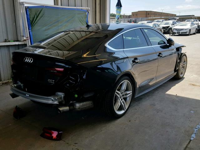 WAUFNCF52JA128619 - 2018 AUDI A5 PRESTIG BLACK photo 4