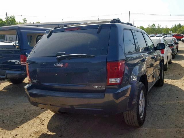 1J8GR48K67C648543 - 2007 JEEP GRAND CHER BLUE photo 4