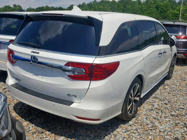 5FNRL6H91KB115070 - 2019 HONDA ODYSSEY EL WHITE photo 4