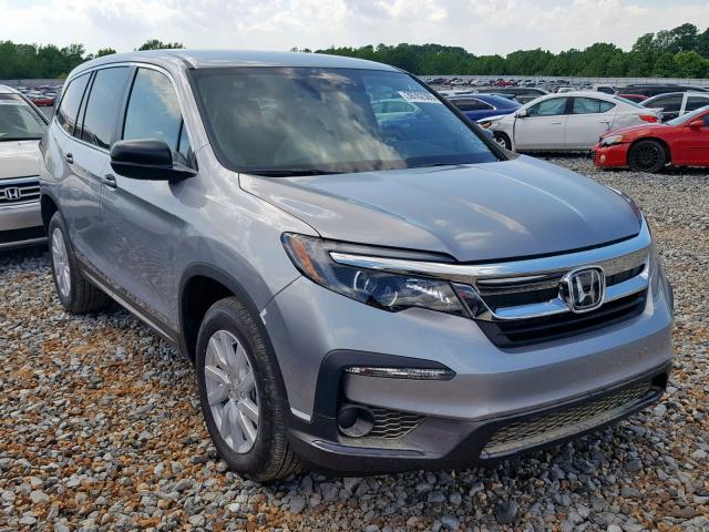 5FNYF5H18KB041119 - 2019 HONDA PILOT LX SILVER photo 1