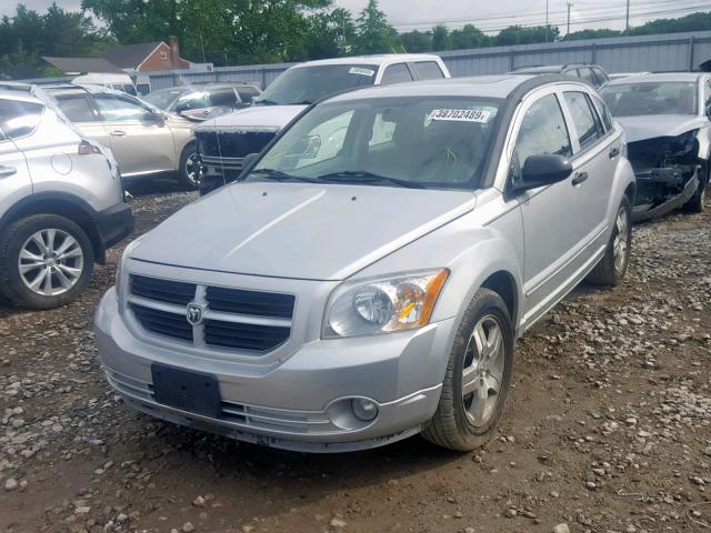 1B3HB48B97D181887 - 2007 DODGE CALIBER SX GRAY photo 2