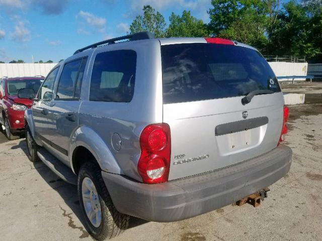 1D4HB38N35F601621 - 2005 DODGE DURANGO ST SILVER photo 3