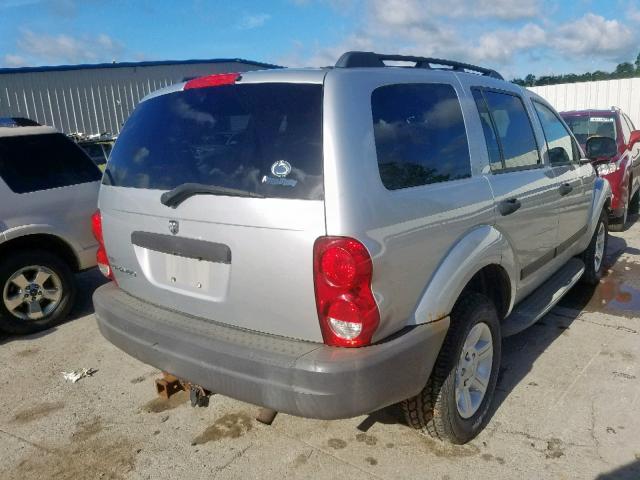 1D4HB38N35F601621 - 2005 DODGE DURANGO ST SILVER photo 4