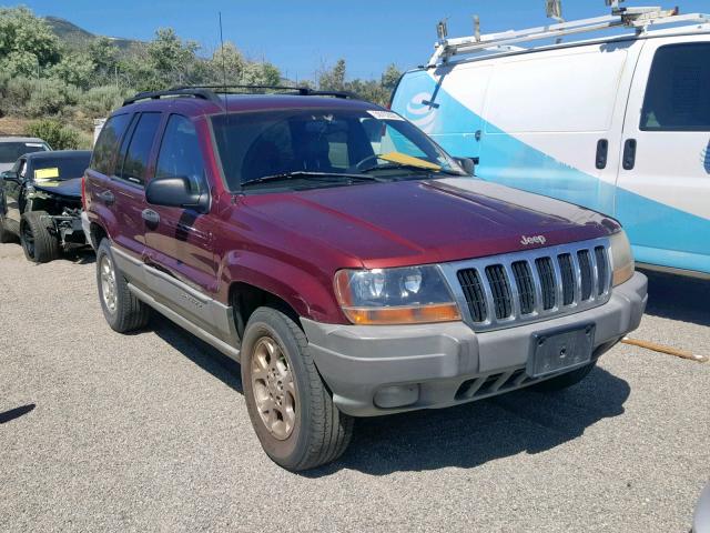 1J4GW48S9YC132169 - 2000 JEEP GRAND CHER RED photo 1