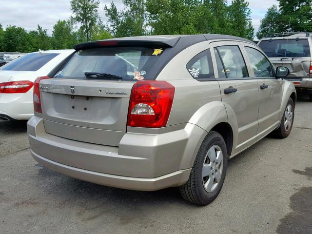 1B3HB28A09D116442 - 2009 DODGE CALIBER SE GOLD photo 4