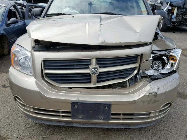 1B3HB28A09D116442 - 2009 DODGE CALIBER SE GOLD photo 9