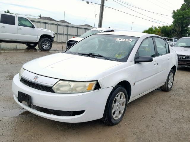 1G8AZ52F73Z142493 - 2003 SATURN ION LEVEL WHITE photo 2