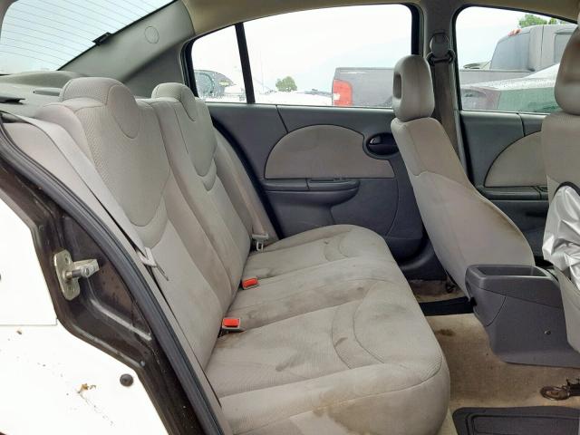 1G8AZ52F73Z142493 - 2003 SATURN ION LEVEL WHITE photo 6