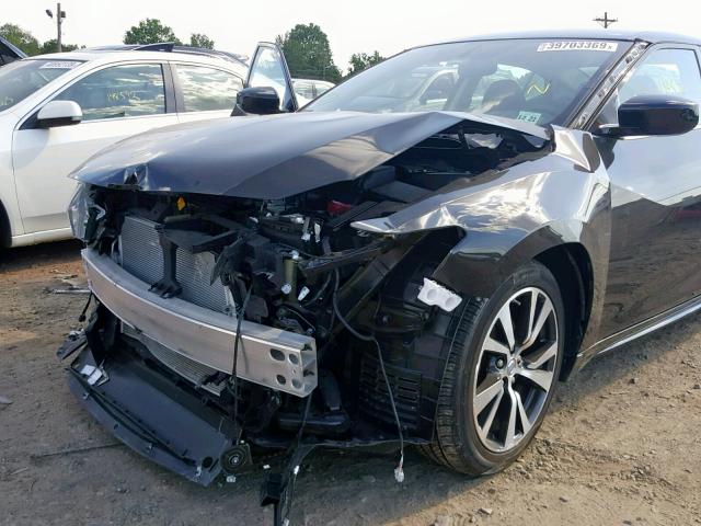 1N4AA6AP5HC364947 - 2017 NISSAN MAXIMA 3.5 BLACK photo 9