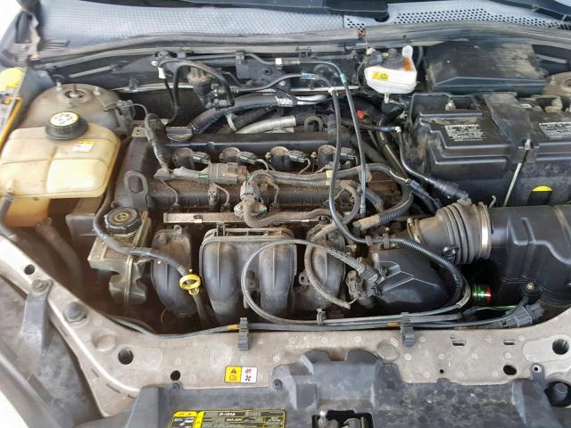 1FAFP34N27W244825 - 2007 FORD FOCUS ZX4 SILVER photo 7