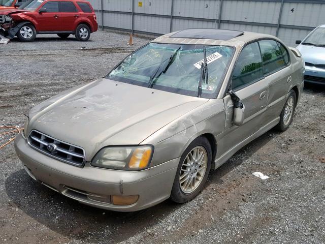 4S3BE656X17208566 - 2001 SUBARU LEGACY GT GOLD photo 2