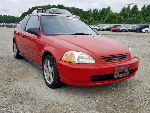 2HGEJ6345WH114246 - 1998 HONDA CIVIC DX RED photo 1