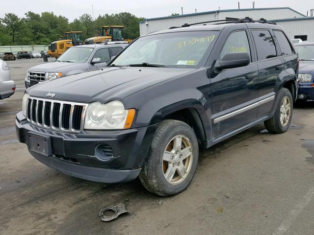 1J4GR48K45C652640 - 2005 JEEP GRAND CHER BLACK photo 2