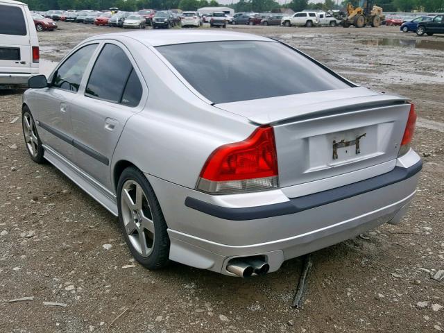 YV1RH52Y342407251 - 2004 VOLVO S60 R SILVER photo 3