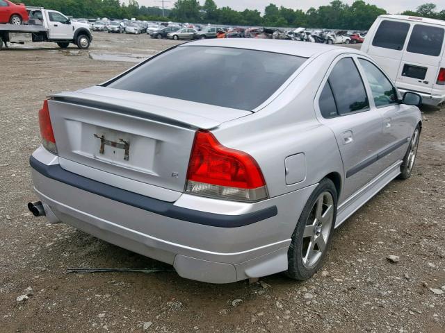 YV1RH52Y342407251 - 2004 VOLVO S60 R SILVER photo 4