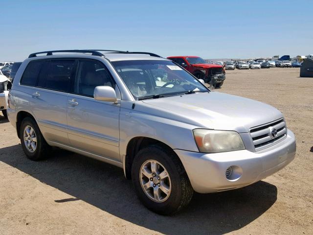 JTEDP21A460103961 - 2006 TOYOTA HIGHLANDER SILVER photo 1