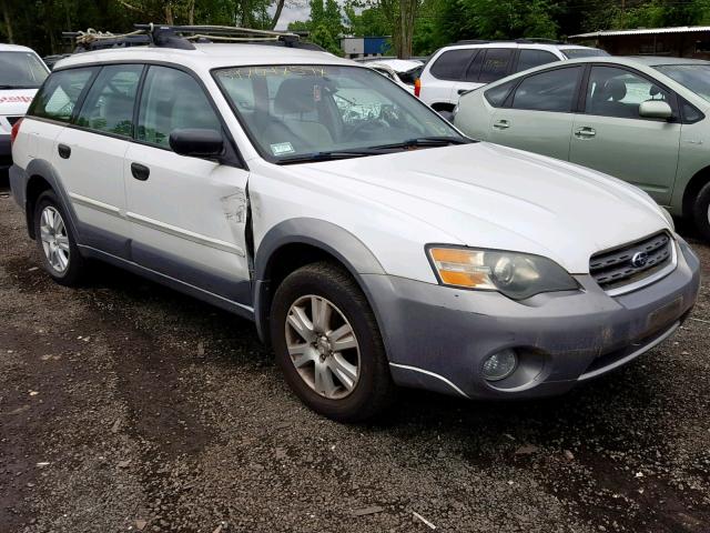 4S4BP61C357345209 - 2005 SUBARU LEGACY OUT WHITE photo 1