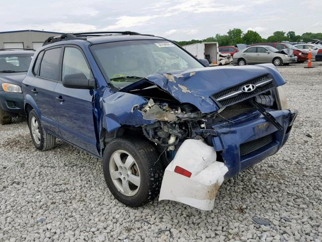 KM8JM12B46U373701 - 2006 HYUNDAI TUCSON GL BLUE photo 1