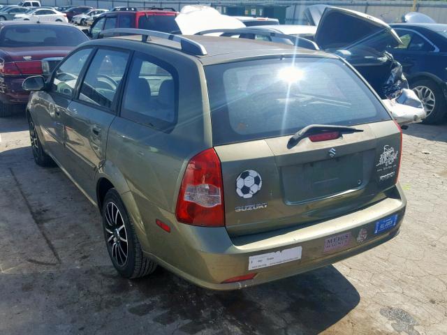 KL5JD86Z45K169095 - 2005 SUZUKI FORENZA S GREEN photo 3