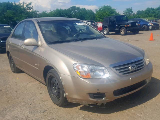 KNAFE122575452424 - 2007 KIA SPECTRA EX TAN photo 1