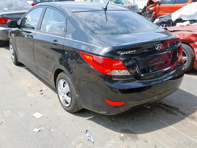 KMHCT4AE3GU064473 - 2016 HYUNDAI ACCENT SE BLACK photo 3