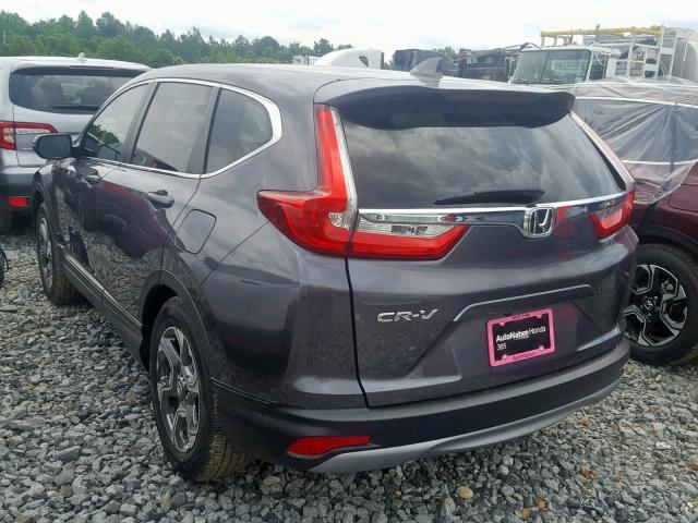 5J6RW1H89KA013097 - 2019 HONDA CR-V EXL CHARCOAL photo 3