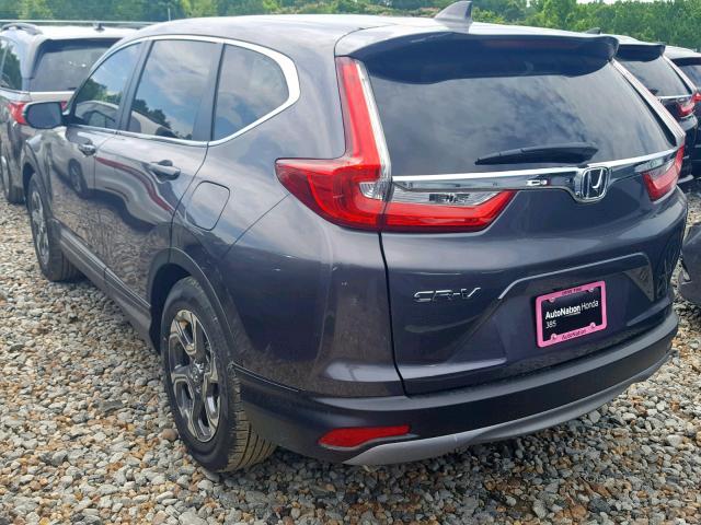 5J6RW1H8XKA018535 - 2019 HONDA CR-V EXL GRAY photo 3