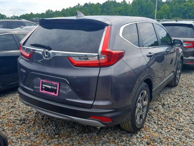 5J6RW1H8XKA018535 - 2019 HONDA CR-V EXL GRAY photo 4