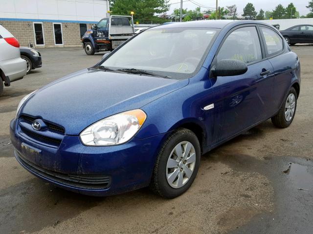 KMHCM36C09U129913 - 2009 HYUNDAI ACCENT GS BLUE photo 2