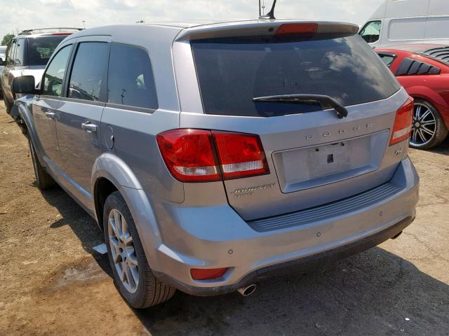 3C4PDDEG7GT248257 - 2016 DODGE JOURNEY R/ SILVER photo 3