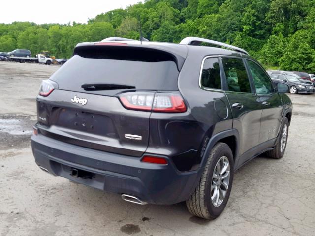 1C4PJMLX8KD155869 - 2019 JEEP CHEROKEE L GRAY photo 4