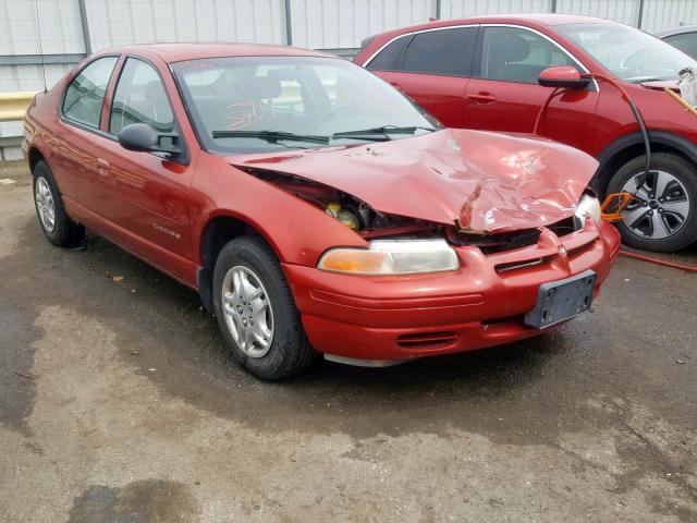 1B3EJ46X1YN195864 - 2000 DODGE STRATUS SE RED photo 1