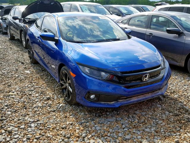 2HGFC4A80KH305916 - 2019 HONDA CIVIC SPOR BLUE photo 1