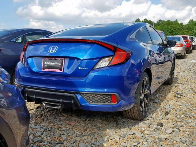 2HGFC4A80KH305916 - 2019 HONDA CIVIC SPOR BLUE photo 4