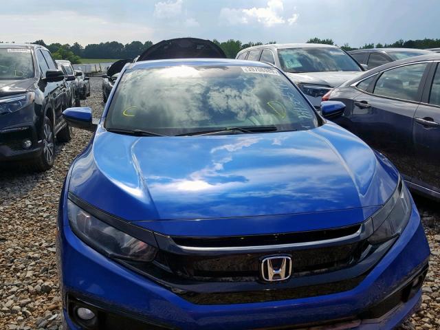 2HGFC4A80KH305916 - 2019 HONDA CIVIC SPOR BLUE photo 9