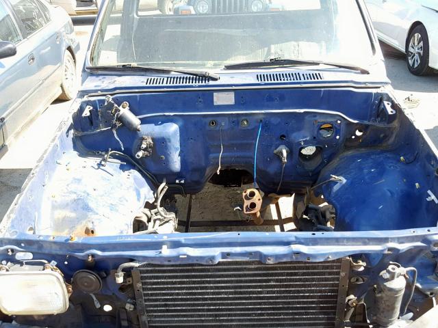 JT4RN50R5G0216294 - 1986 TOYOTA PICKUP 1/2 BLUE photo 7