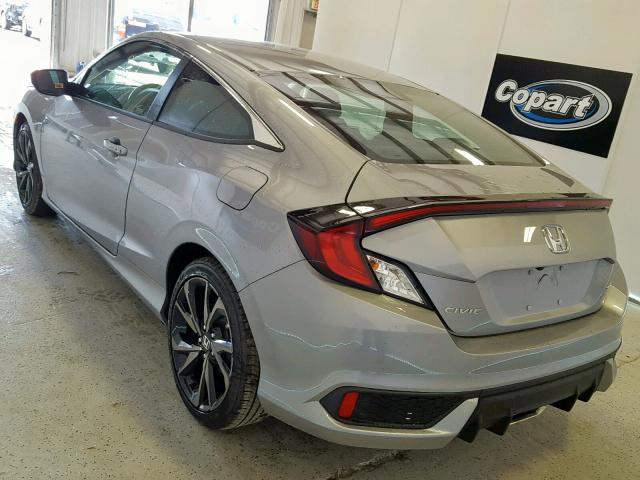 2HGFC4A85KH306978 - 2019 HONDA CIVIC SPOR SILVER photo 3