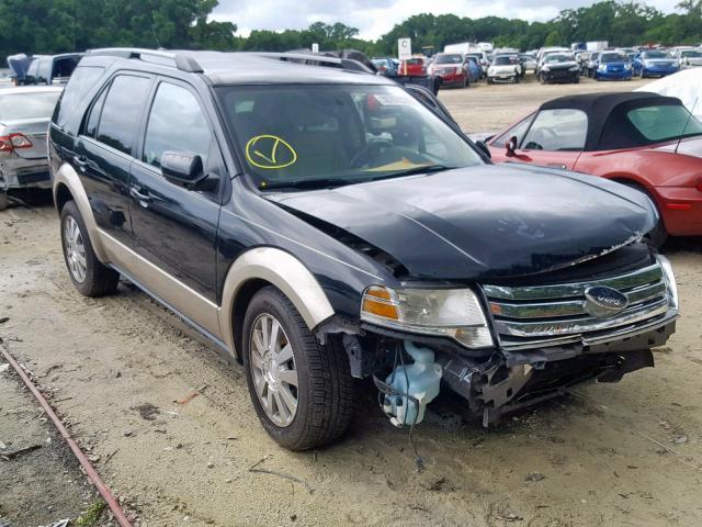 1FMDK07W38GA22546 - 2008 FORD TAURUS X E BLACK photo 1