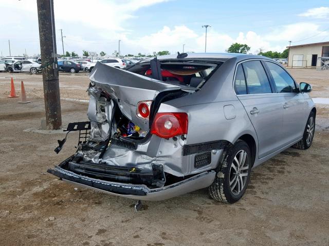 3VWST71K96M804731 - 2006 VOLKSWAGEN JETTA TDI SILVER photo 4